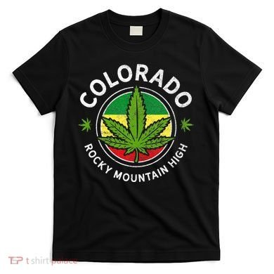 Colorado Marijuana Funny Weed Cannabis T-Shirt
