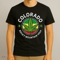 Colorado Marijuana Funny Weed Cannabis T-Shirt thumb 3