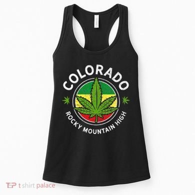 Colorado Marijuana Funny Weed Cannabis Women's Tank Top