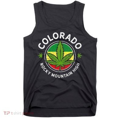 Colorado Marijuana Funny Weed Cannabis Tank Top