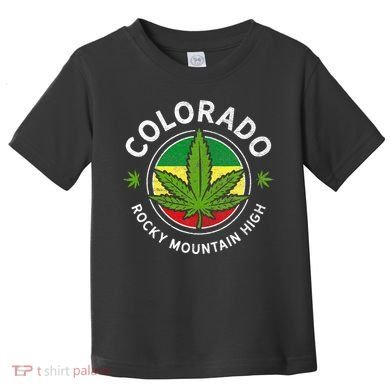 Colorado Marijuana Funny Weed Cannabis Toddler T-Shirt