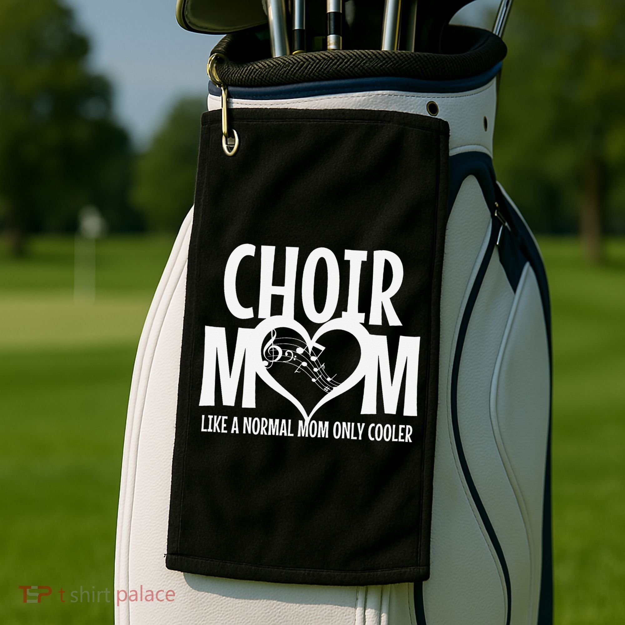 Choir Mom Funny Singing Singer Golf Towel