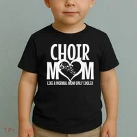 Choir Mom Funny Singing Singer Toddler T-Shirt thumb 2