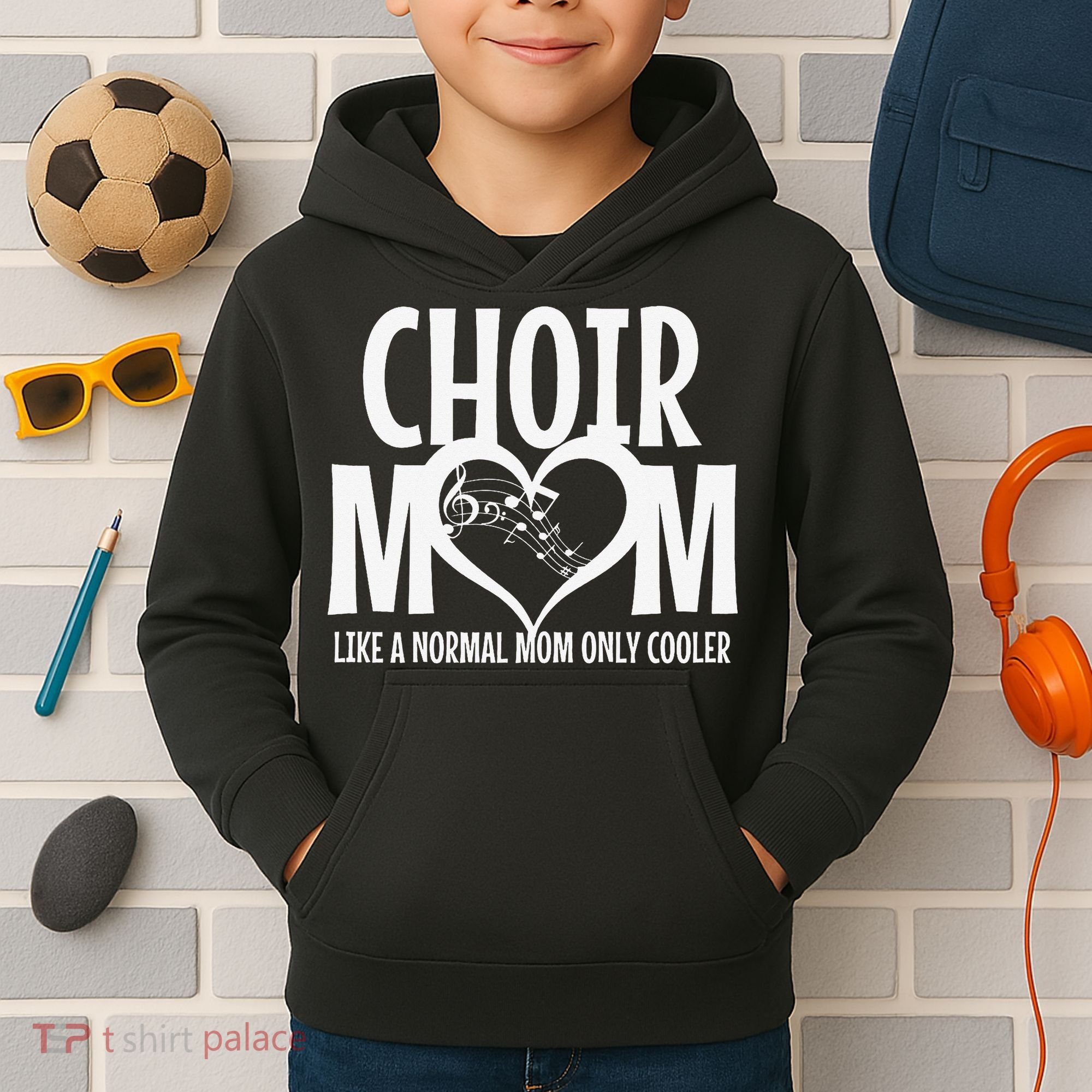Choir Mom Funny Singing Singer Kids Hoodie