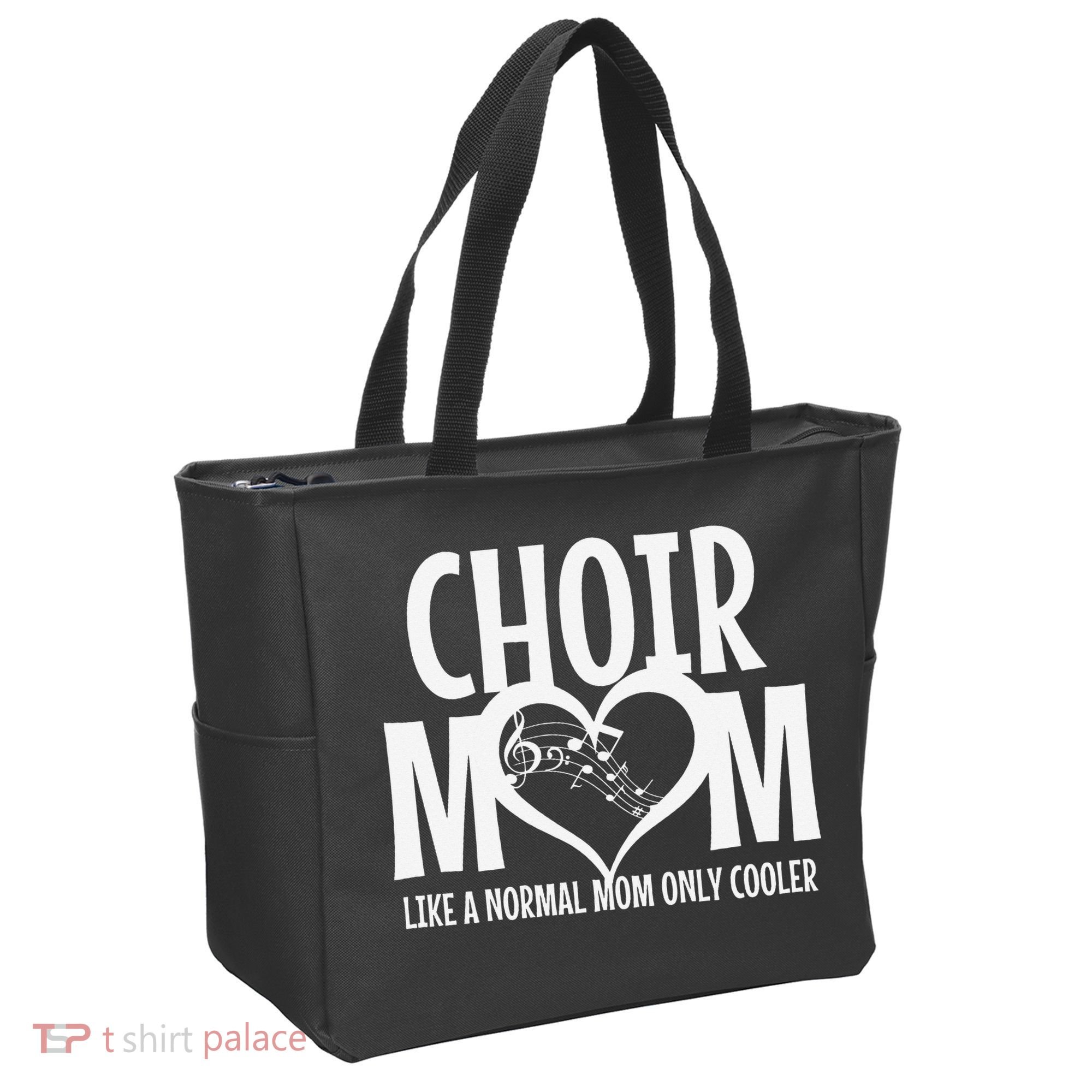 Choir Mom Funny Singing Singer Tote Bag