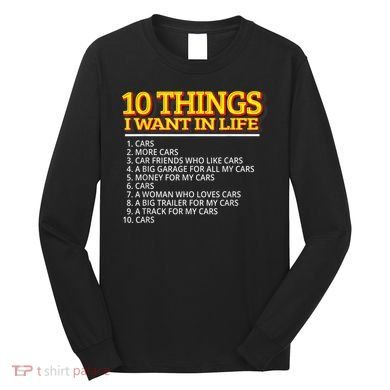Car Mechanic For Men Long Sleeve Shirt