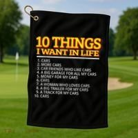 Car Mechanic For Men Golf Towel thumb 1