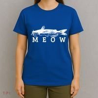 Catfish Meow Funny Catfishing Fishing Fisher Gift T-Shirt thumb 4