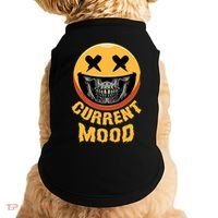 Current Mood Funny Halloween Skeleton Doggie Tank thumb 0