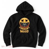 Current Mood Funny Halloween Skeleton Hoodie thumb 0