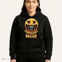 Current Mood Funny Halloween Skeleton Hoodie thumb 5
