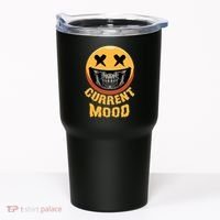 Current Mood Funny Halloween Skeleton Tumbler thumb 0