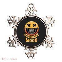 Current Mood Funny Halloween Skeleton Ornament thumb 0