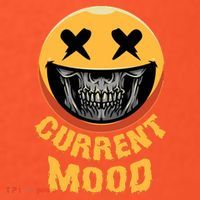 Current Mood Funny Halloween Skeleton USA-Made Doggie Bandana thumb 2