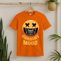 Current Mood Funny Halloween Skeleton T-Shirt thumb 2