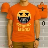 Current Mood Funny Halloween Skeleton T-Shirt thumb 6