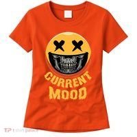Current Mood Funny Halloween Skeleton Women's T-Shirt thumb 0