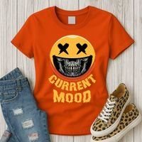 Current Mood Funny Halloween Skeleton Women's T-Shirt thumb 3