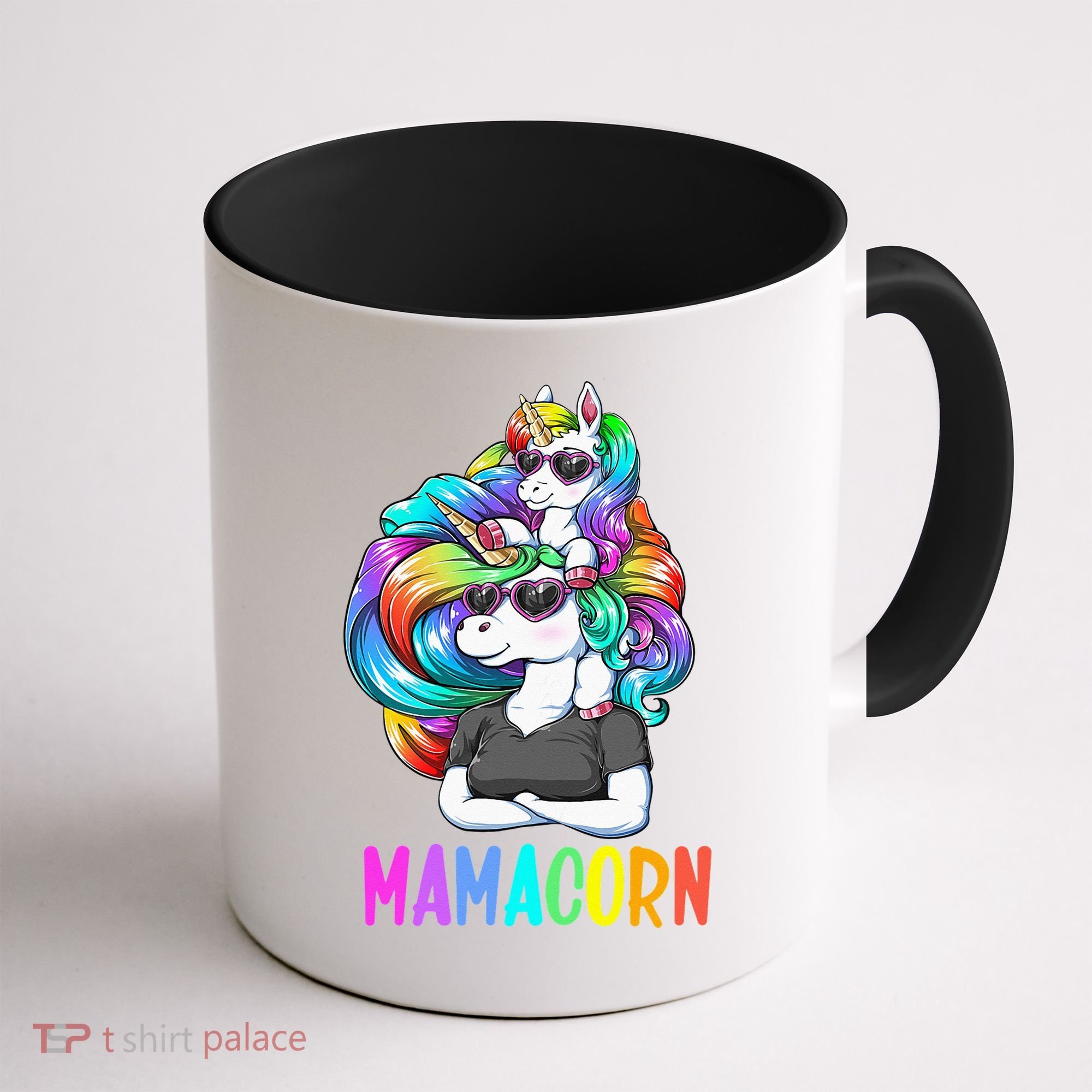 Cute Mamacorn Funny Unicorn Mothers Day Rainbow Coffee Mug