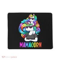 Cute Mamacorn Funny Unicorn Mothers Day Rainbow Mousepad thumb 0