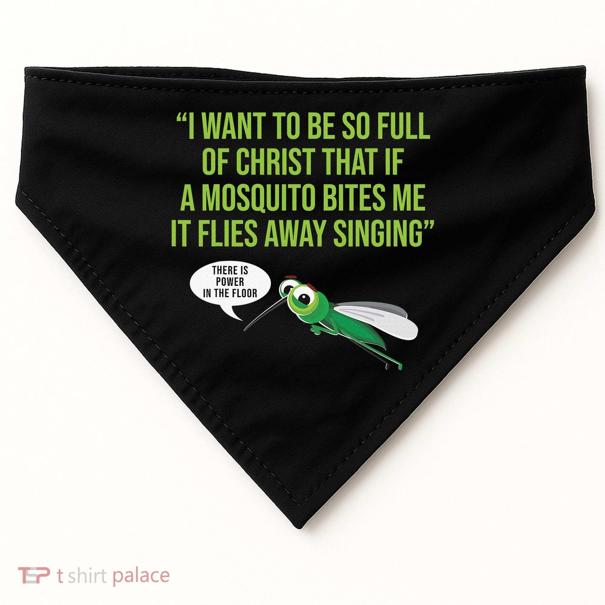 Christian Mosquito Funny Gag Jokes Religious Christian  USA-Made Doggie Bandana