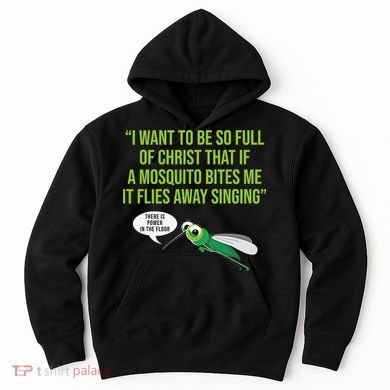 Christian Mosquito Funny Gag Jokes Religious Christian  Hoodie
