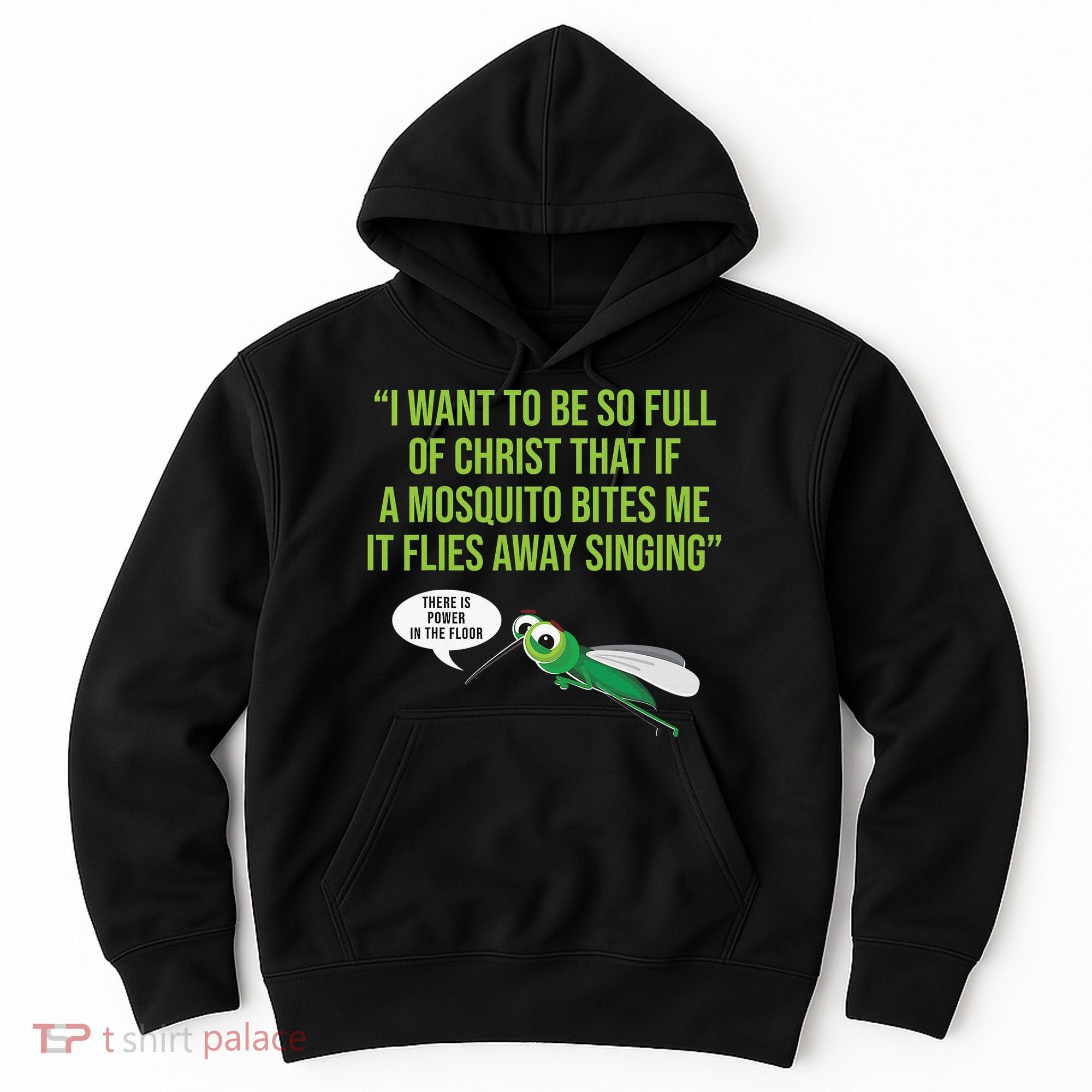 Christian Mosquito Funny Gag Jokes Religious Christian  Hoodie