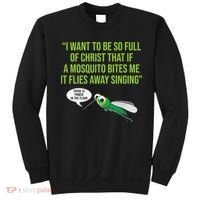 Christian Mosquito Funny Gag Jokes Religious Christian  Sweatshirt thumb 0