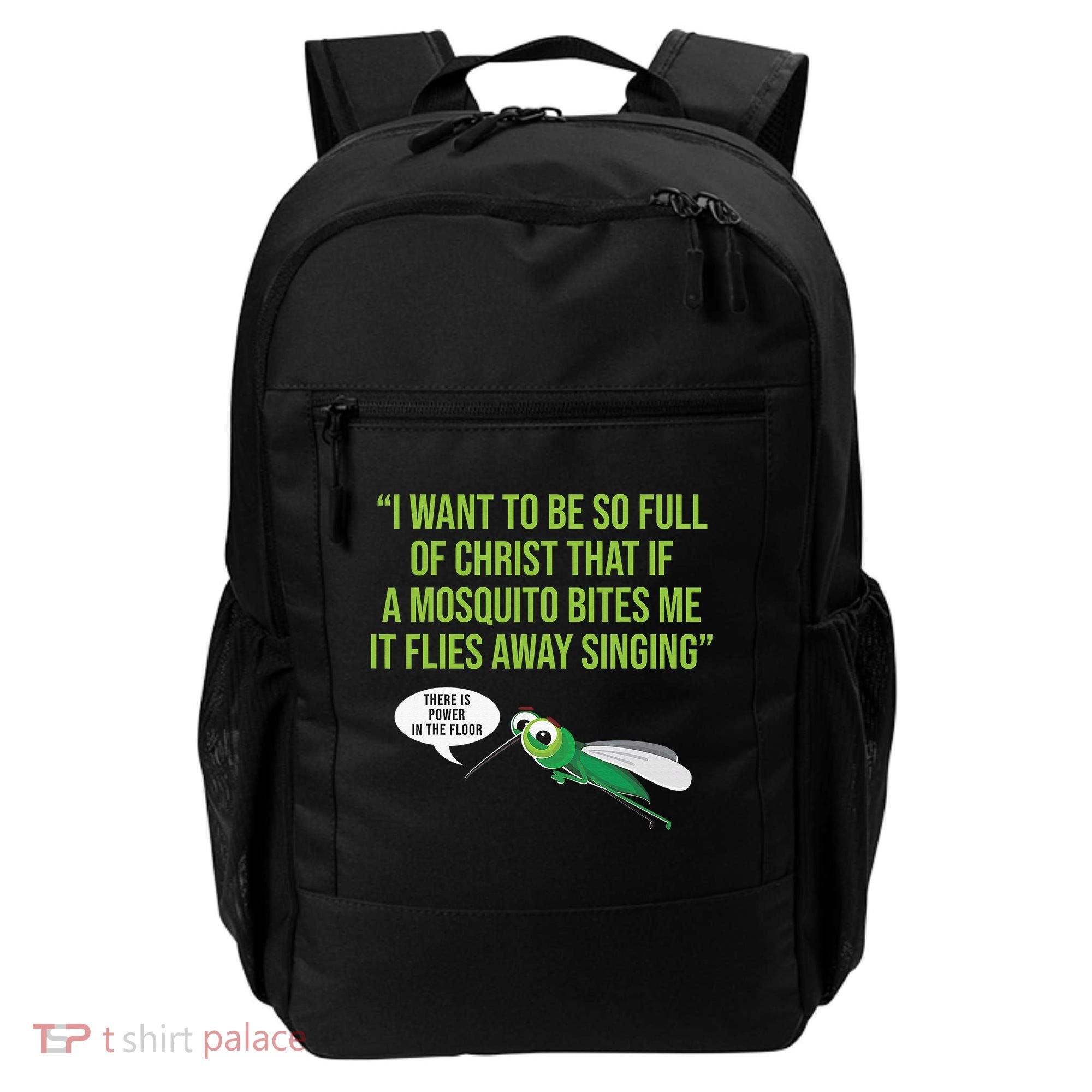 Christian Mosquito Funny Gag Jokes Religious Christian  Backpack