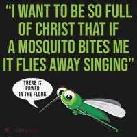 Christian Mosquito Funny Gag Jokes Religious Christian  Women's Hoodie thumb 2