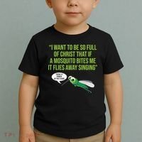 Christian Mosquito Funny Gag Jokes Religious Christian  Toddler T-Shirt thumb 2