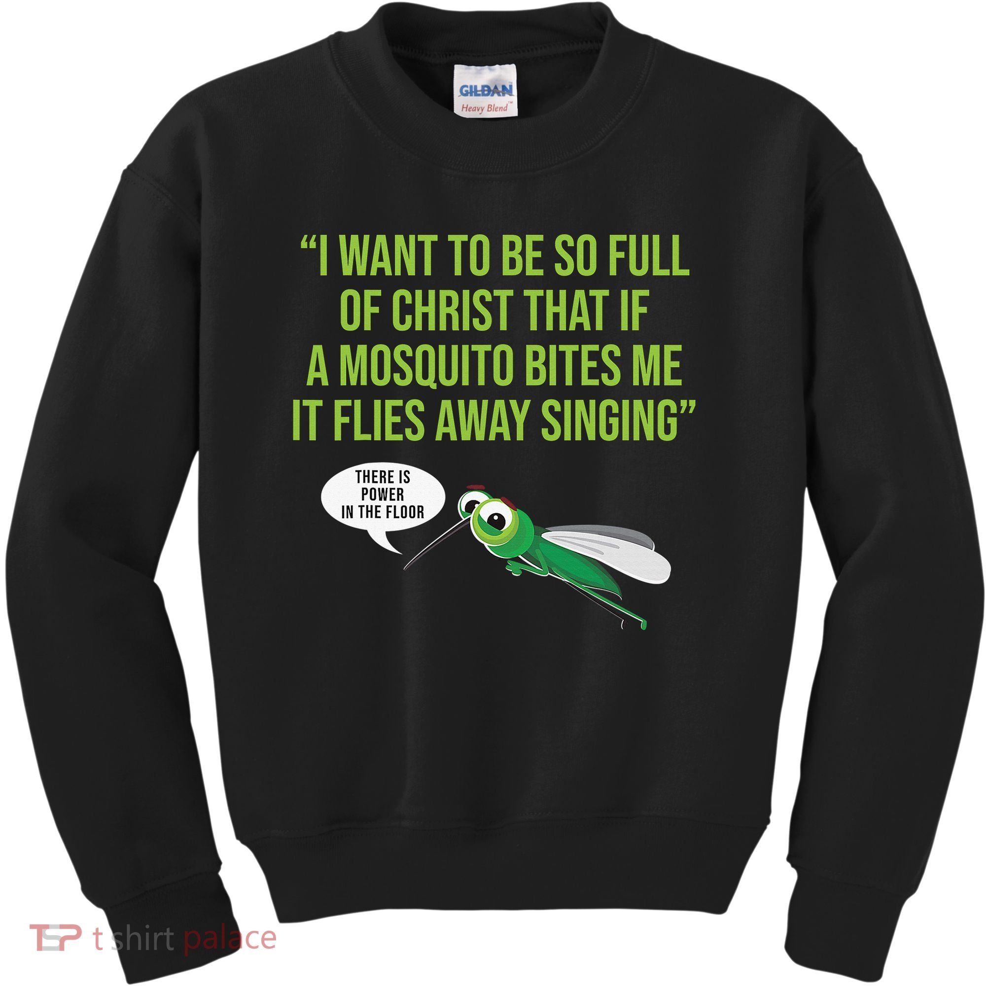 Christian Mosquito Funny Gag Jokes Religious Christian  Kids Sweatshirt