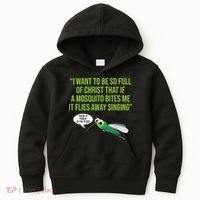 Christian Mosquito Funny Gag Jokes Religious Christian  Kids Hoodie thumb 0