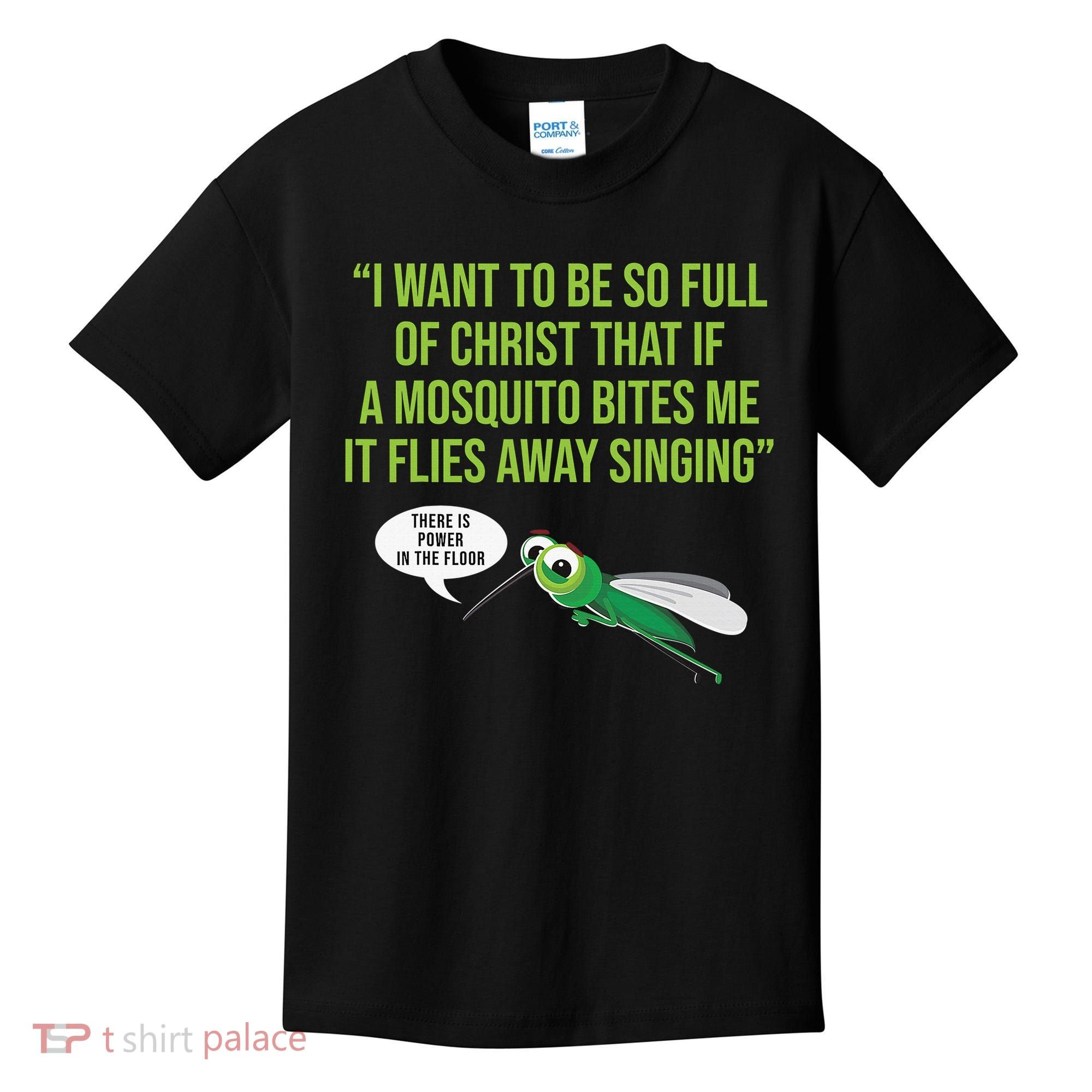 Christian Mosquito Funny Gag Jokes Religious Christian  Kids T-Shirt