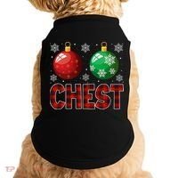 Chestnuts Matching Family Funny Chest Nuts Christmas Couples Doggie Tank thumb 0