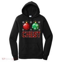 Chestnuts Matching Family Funny Chest Nuts Christmas Couples Women's Hoodie thumb 0