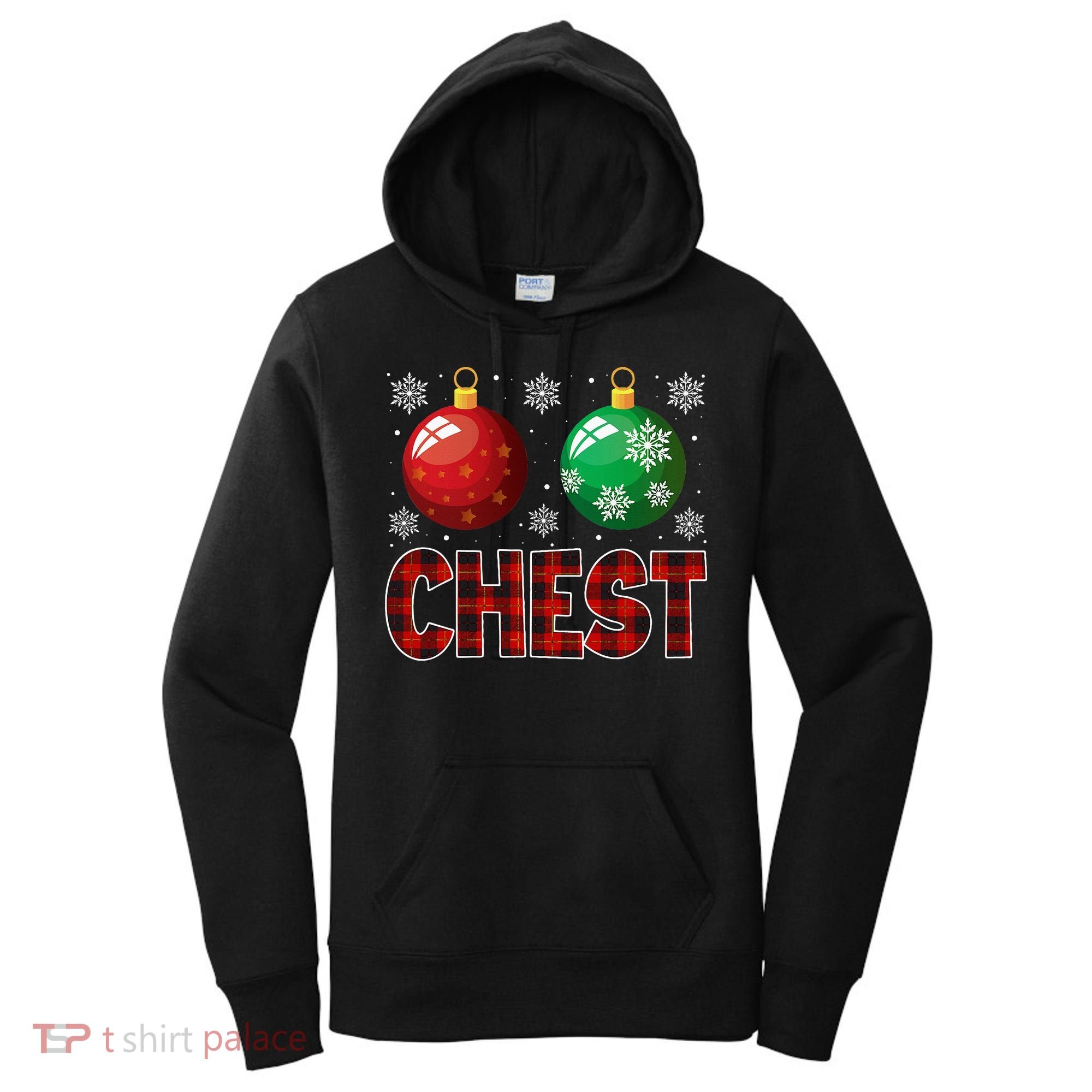Chestnuts Matching Family Funny Chest Nuts Christmas Couples Women's Hoodie