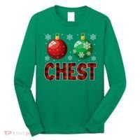 Chestnuts Matching Family Funny Chest Nuts Christmas Couples Long Sleeve Shirt thumb 0