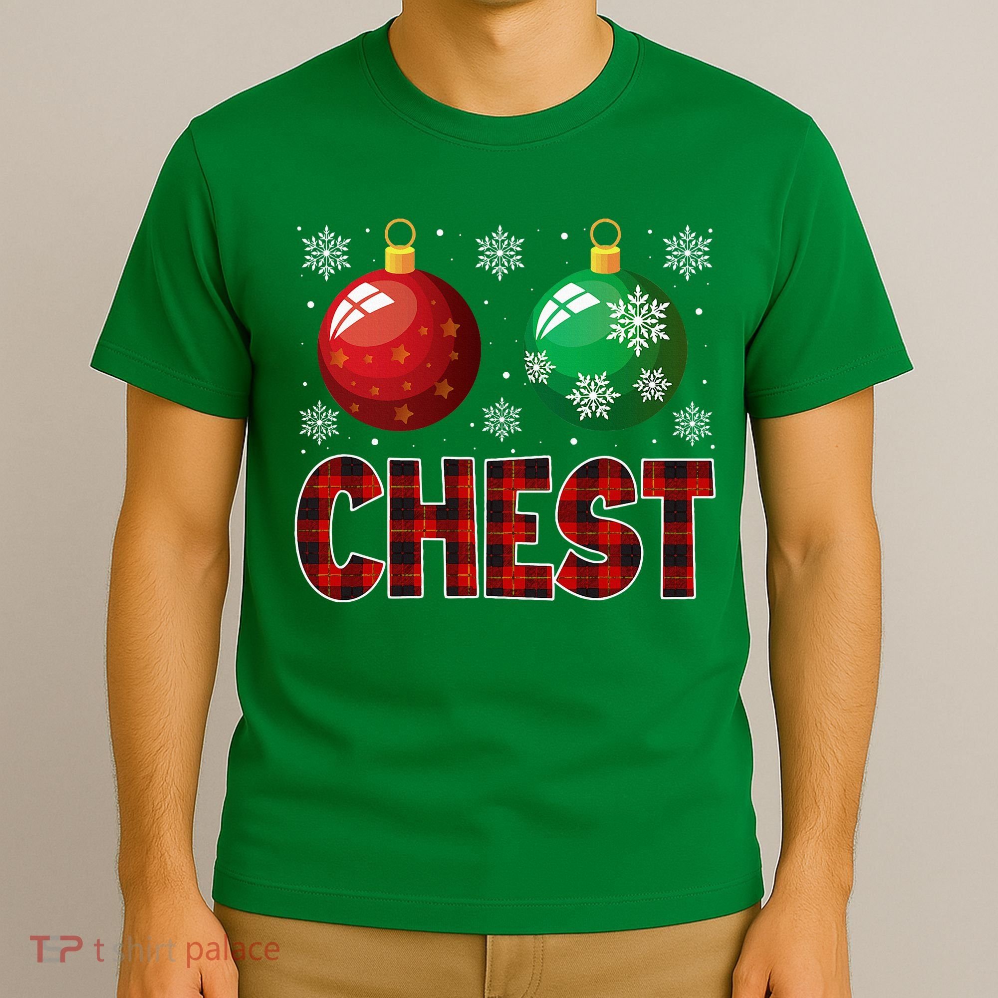 Chestnuts Matching Family Funny Chest Nuts Christmas Couples T-Shirt