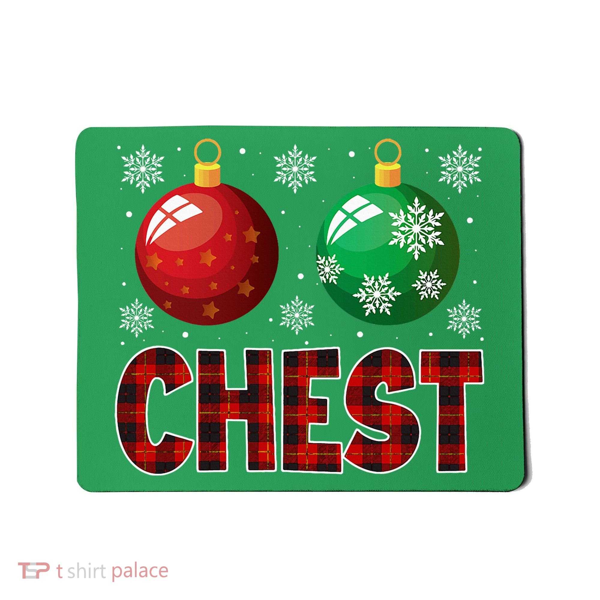 Chestnuts Matching Family Funny Chest Nuts Christmas Couples Mousepad