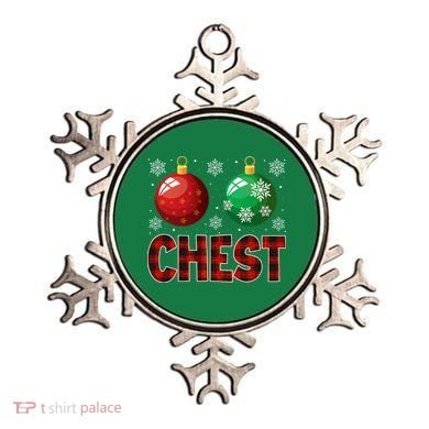 Chestnuts Matching Family Funny Chest Nuts Christmas Couples Ornament