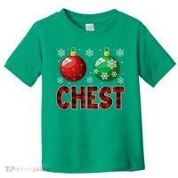 Chestnuts Matching Family Funny Chest Nuts Christmas Couples Toddler T-Shirt thumb 0