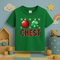 Chestnuts Matching Family Funny Chest Nuts Christmas Couples Toddler T-Shirt thumb 3