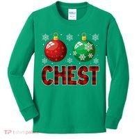 Chestnuts Matching Family Funny Chest Nuts Christmas Couples Kids Long Sleeve Shirt thumb 0