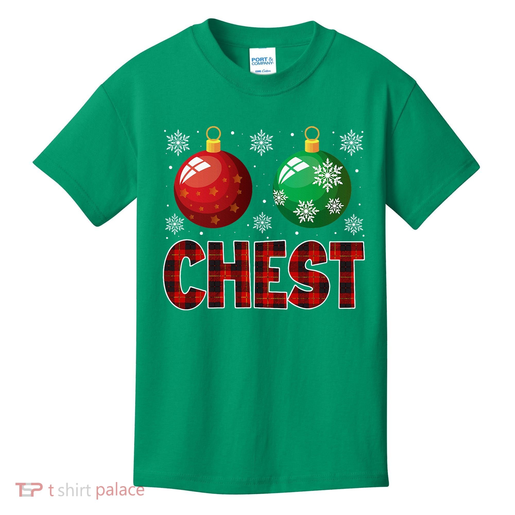 Chestnuts Matching Family Funny Chest Nuts Christmas Couples Kids T-Shirt