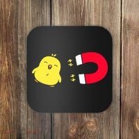 Chick Magnet Funny Coaster thumb 0