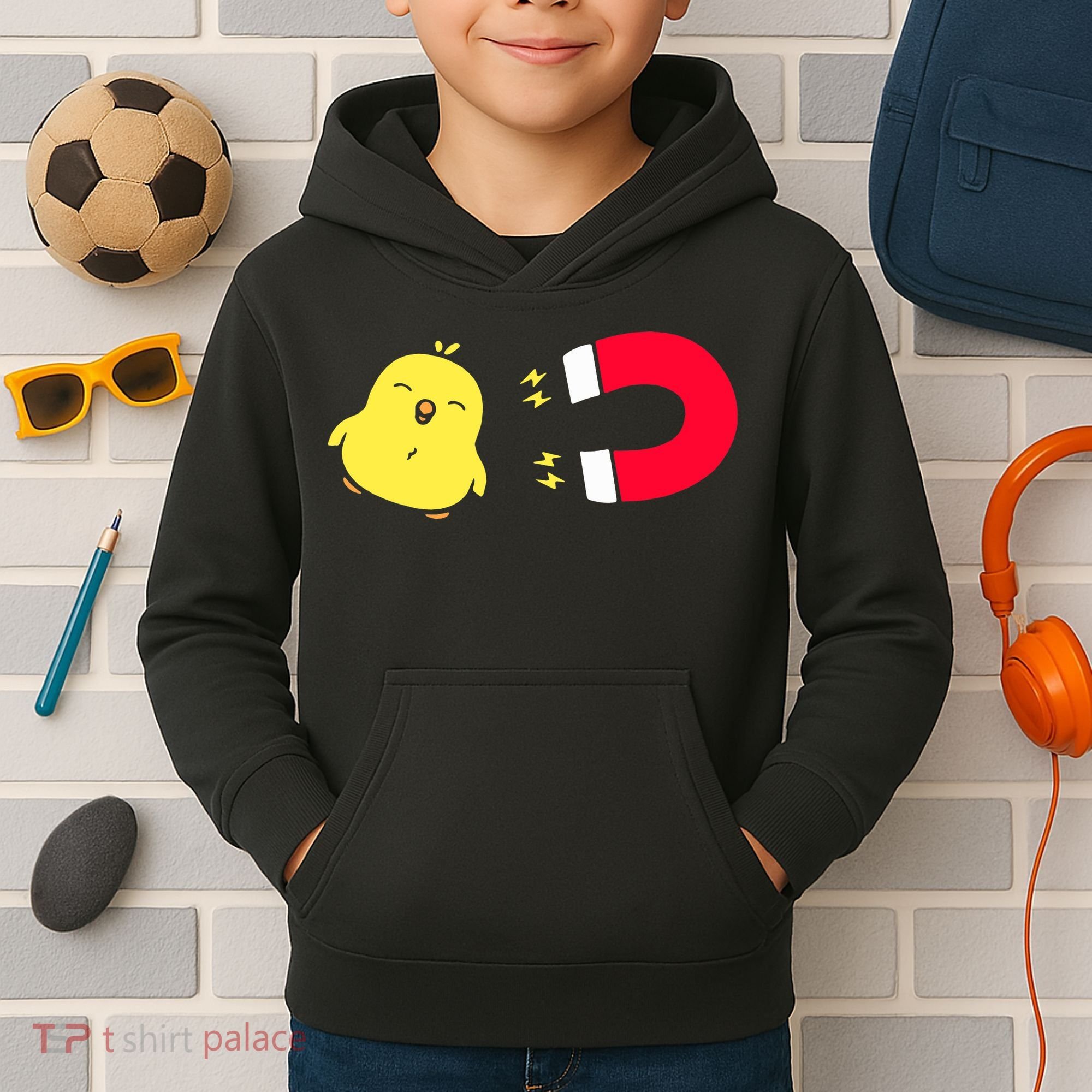 Chick Magnet Funny Kids Hoodie