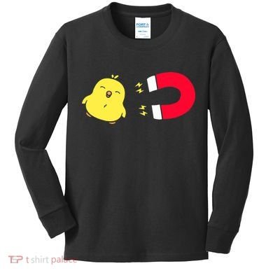 Chick Magnet Funny Kids Long Sleeve Shirt
