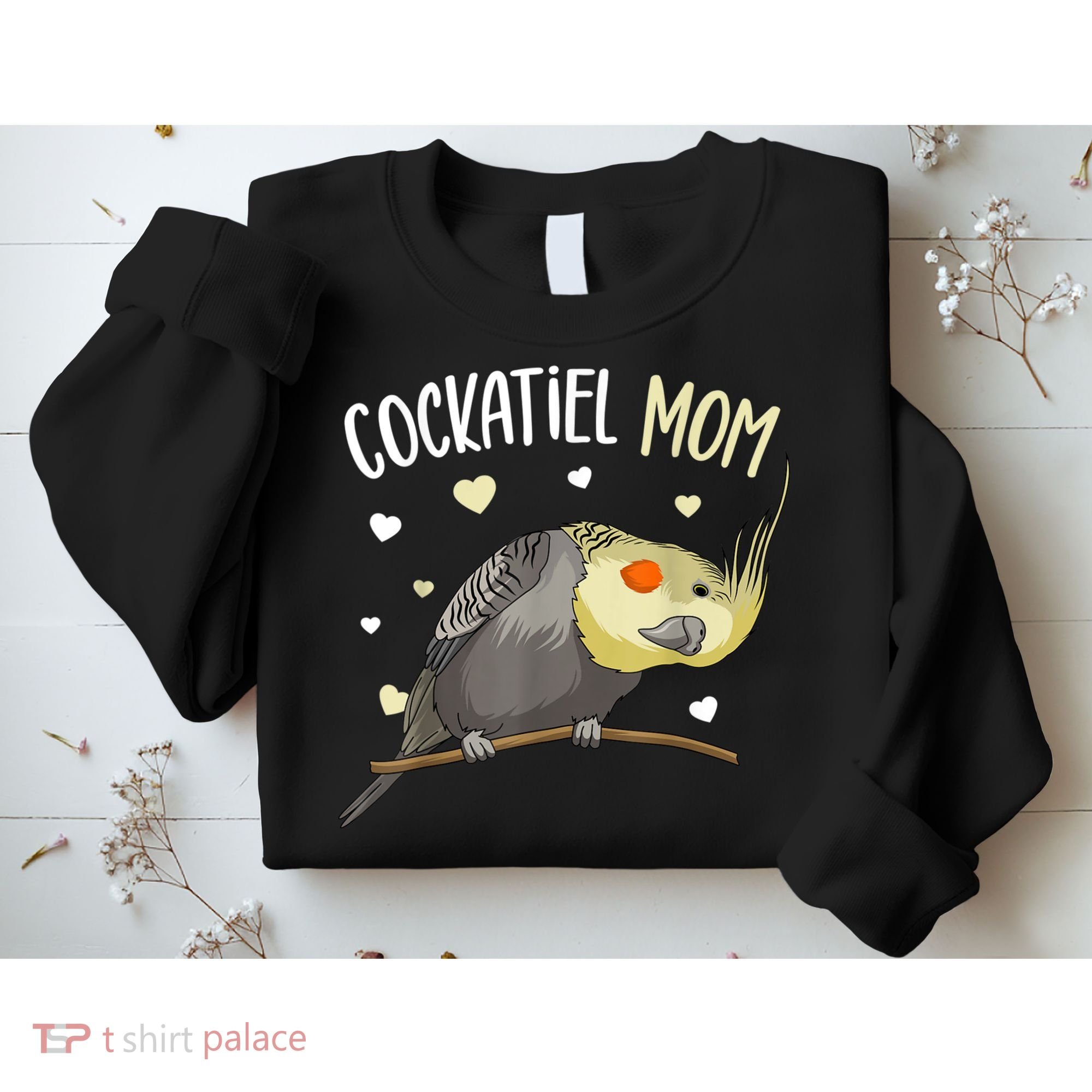 Cockatiel Mom Funny Bird Lover Women Sweatshirt