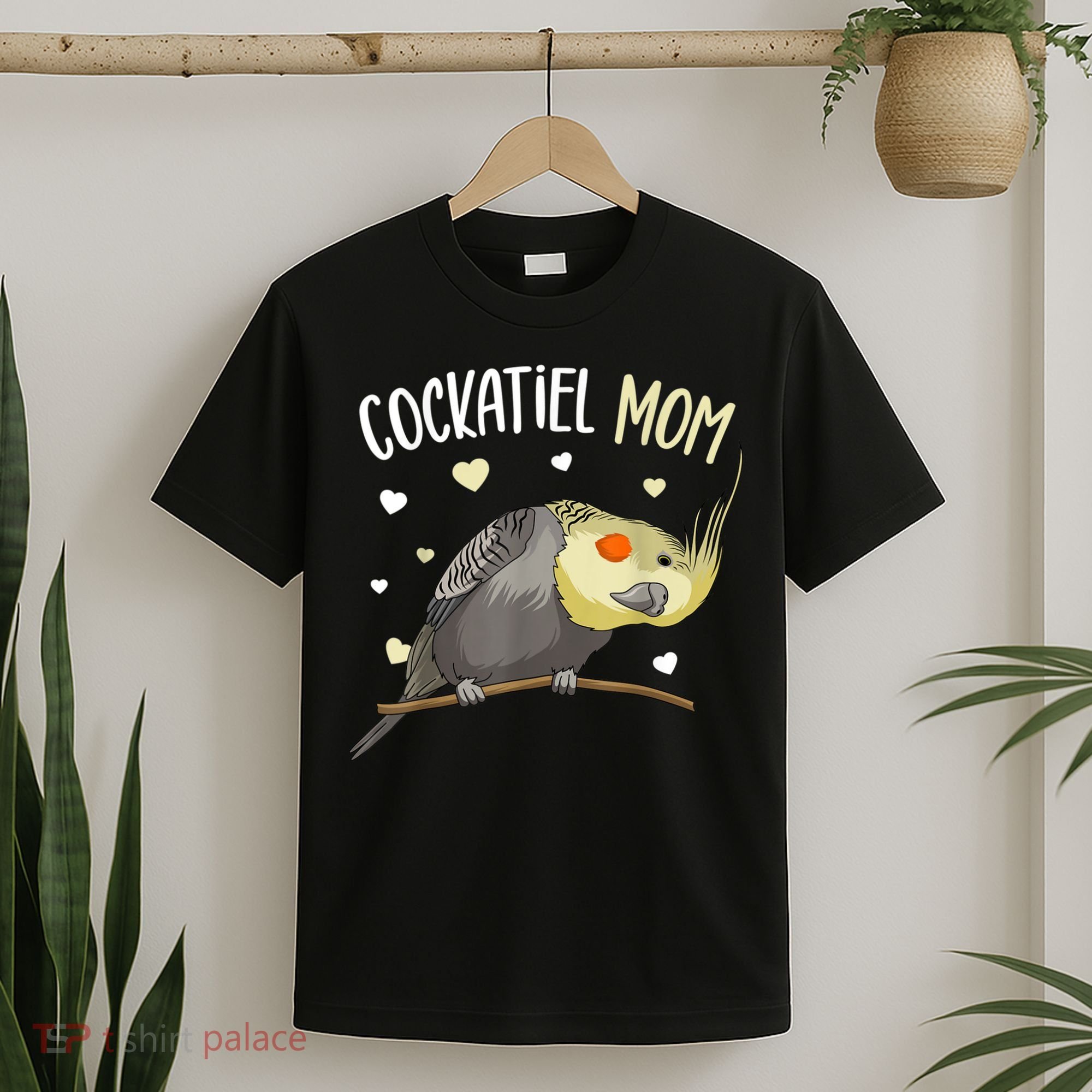 Cockatiel Mom Funny Bird Lover Women T-Shirt